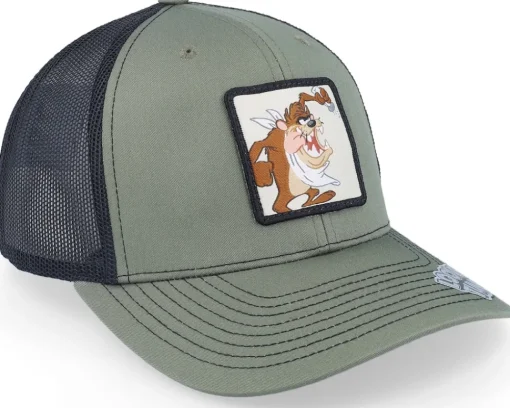 Trucker-Looney Tunes Taz Hungry Loden/Black Trucker -