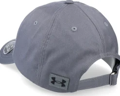 Dad Cap | Blanks-Under Armour Team Blank Chino Pitch Gray Dad Cap -