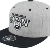 Snapback-Bearded Man Team BM Grey/Black Snapback -
