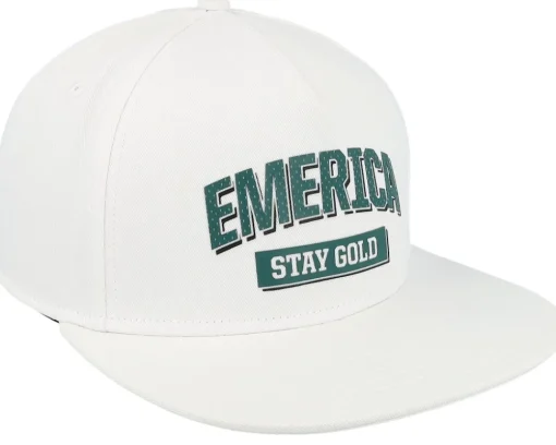 Sale Emerica Team Stay Gold Snapback - White