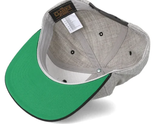 Snapback-Wild Spirit Tent Logo Grey/Black Snapback -