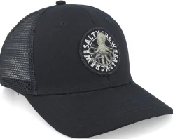 Trucker-Salty Crew Tentacles Retro Trucker - Black