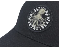 Trucker-Salty Crew Tentacles Retro Trucker - Black