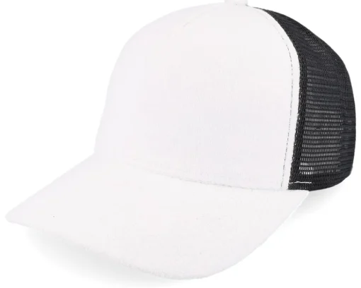 Blanks-Equip Terry /Black A-frame Trucker - White