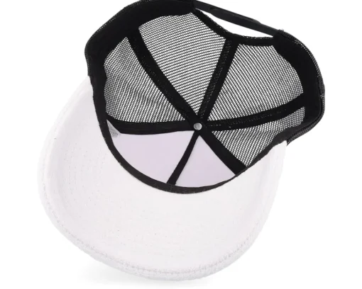 Blanks-Equip Terry /Black A-frame Trucker - White