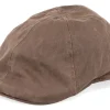 New Stetson Texas Co/Pes Brown Flat Cap -
