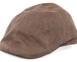 New Stetson Texas Co/Pes Brown Flat Cap -