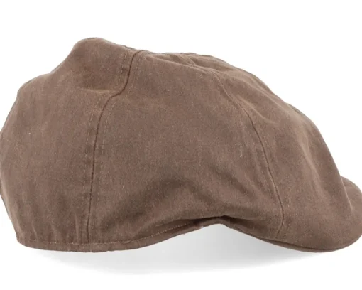 New Stetson Texas Co/Pes Brown Flat Cap -