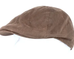 New Stetson Texas Co/Pes Brown Flat Cap -