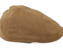 Fashion Stetson Texas Co/Pes Camel Flat Cap -