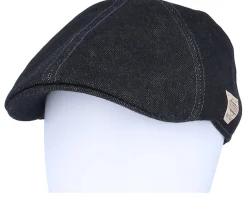 Outlet Stetson Texas Denim Black Flat Cap -
