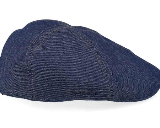 Best Stetson Texas Denim Sustainable Blue Flat Cap -