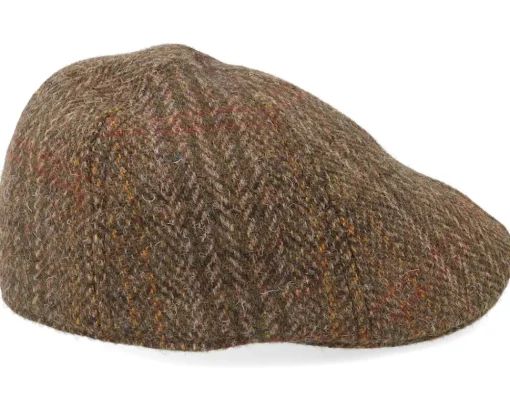 New Stetson Texas Harris Tweed Flat Cap -