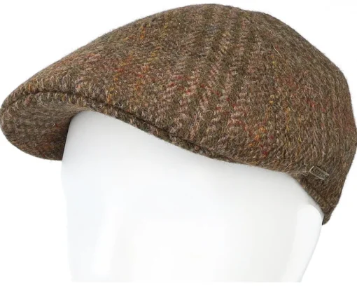 New Stetson Texas Harris Tweed Flat Cap -