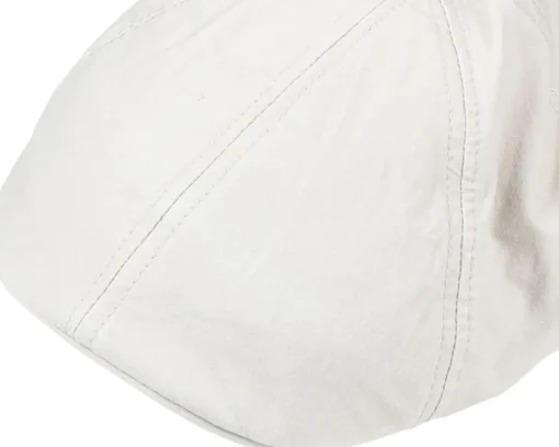 Flat Caps-Stetson Texas Organic Cotton Beige Flatcap -