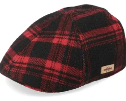 New Stetson Texas Shadow Plaid Flat Cap -