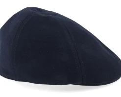 Clearance Stetson Texas Soft Cotton Navy Flat Cap -