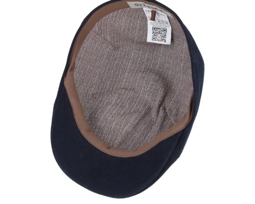 Clearance Stetson Texas Soft Cotton Navy Flat Cap -