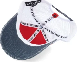 Trucker-Black Clover Texas Two Tone Vintage Red/Navy/White Mesh Trucker -