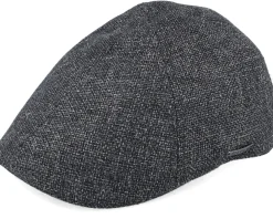Fashion Stetson Texas Virgin Wool/Linen Grey Flat Cap -