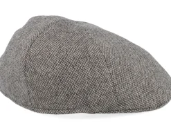 Flat Caps-Stetson Texas Wool Sand/Black Flat Cap -