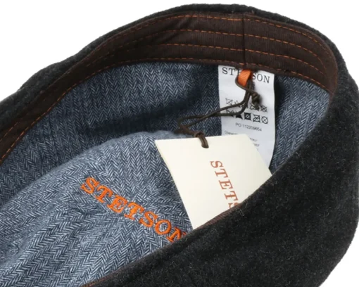 Flat Caps-Stetson Texas Wool/Cashmere Flat Cap -