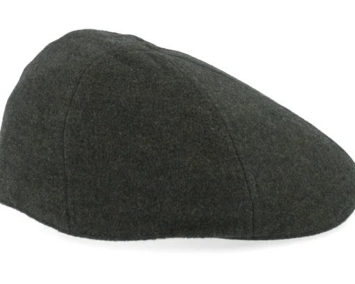 Flat Caps-Stetson Texas Wool/Cashmere Moss Flat Cap -