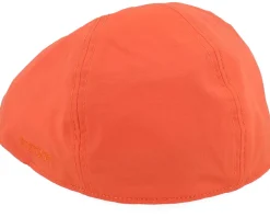 Flat Caps-Stetson Texas Wr Bright Orange Flat Cap -