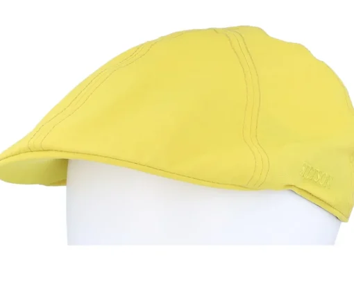 New Stetson Texas Wr Yellow Flat Cap -