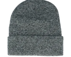 Hot SQRTN TGN Patch Beanie Heather Black Cuff -