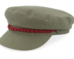 Outlet Brixton 20th Anniversary Fiddler Cap Olive Vega Cap -