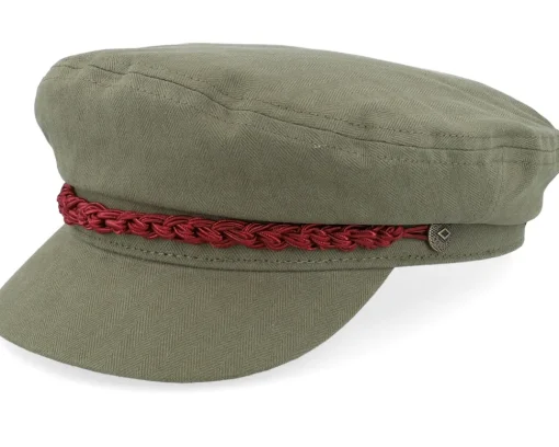 Outlet Brixton 20th Anniversary Fiddler Cap Olive Vega Cap -