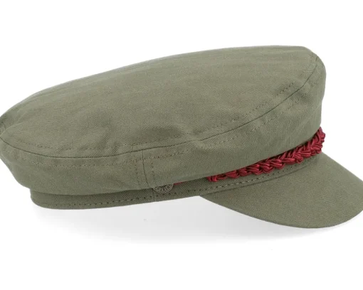Outlet Brixton 20th Anniversary Fiddler Cap Olive Vega Cap -