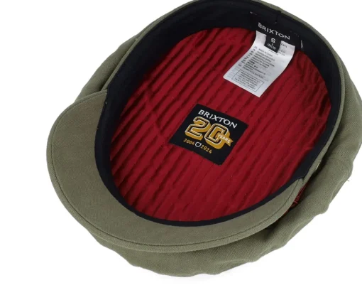 Outlet Brixton 20th Anniversary Fiddler Cap Olive Vega Cap -