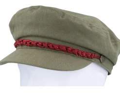 Outlet Brixton 20th Anniversary Fiddler Cap Olive Vega Cap -