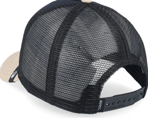 Trucker-Goorin Bros. The Amigo Black/Beige A-Frame Trucker -