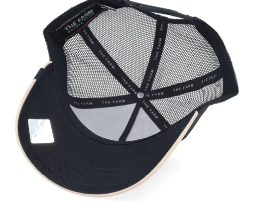 Trucker-Goorin Bros. The Amigo Black/Beige A-Frame Trucker -