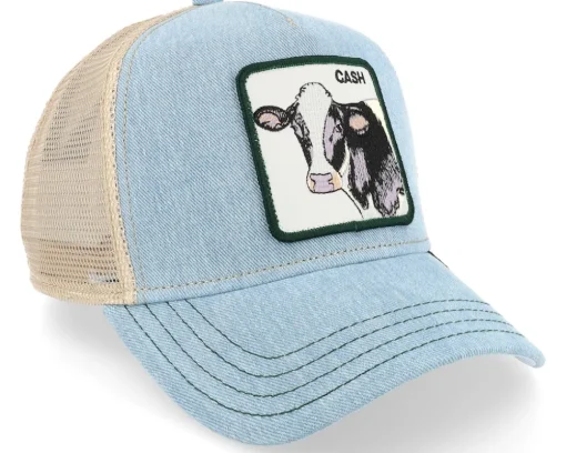 Trucker-Goorin Bros. The Cash Cow Blue Trucker -