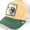 Trucker-Goorin Bros. The Cash Cow Yellow/White/Green Trucker -