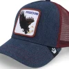 Trucker-Goorin Bros. The Freedom Eagle Navy Trucker - - Blue