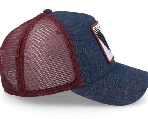 Trucker-Goorin Bros. The Freedom Eagle Navy Trucker - - Blue