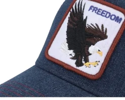 Trucker-Goorin Bros. The Freedom Eagle Navy Trucker - - Blue
