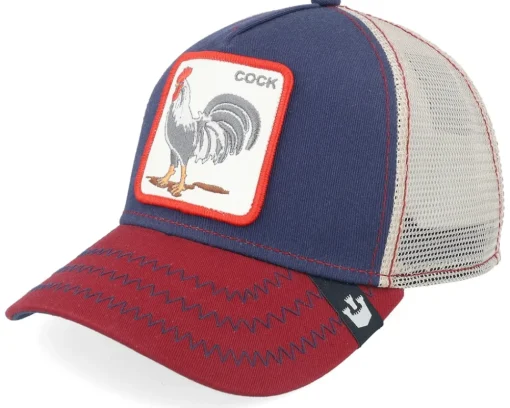 Trucker-Goorin Bros. The Freedom Eagle Navy Trucker - - Blue