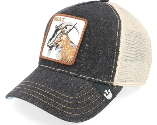 Trucker-Goorin Bros. The Goat Charcoal Trucker -