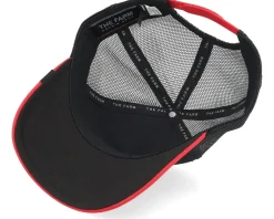 Trucker-Goorin Bros. The Goat Steer Fab Farm Black/Red A-Frame Trucker -