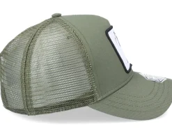 Trucker-Critiql Hit The Grim Reaper Patch Olive Trucker -