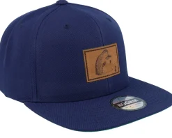 Snapback-Moomin The Groke Engraved Patch Navy Snapback - Blue