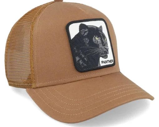 Trucker-Goorin Bros. The Panther Caramel Trucker - Brown