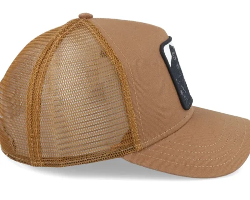 Trucker-Goorin Bros. The Panther Caramel Trucker - Brown