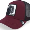 Trucker-Goorin Bros. The Panther Wine/Black Trucker - Red